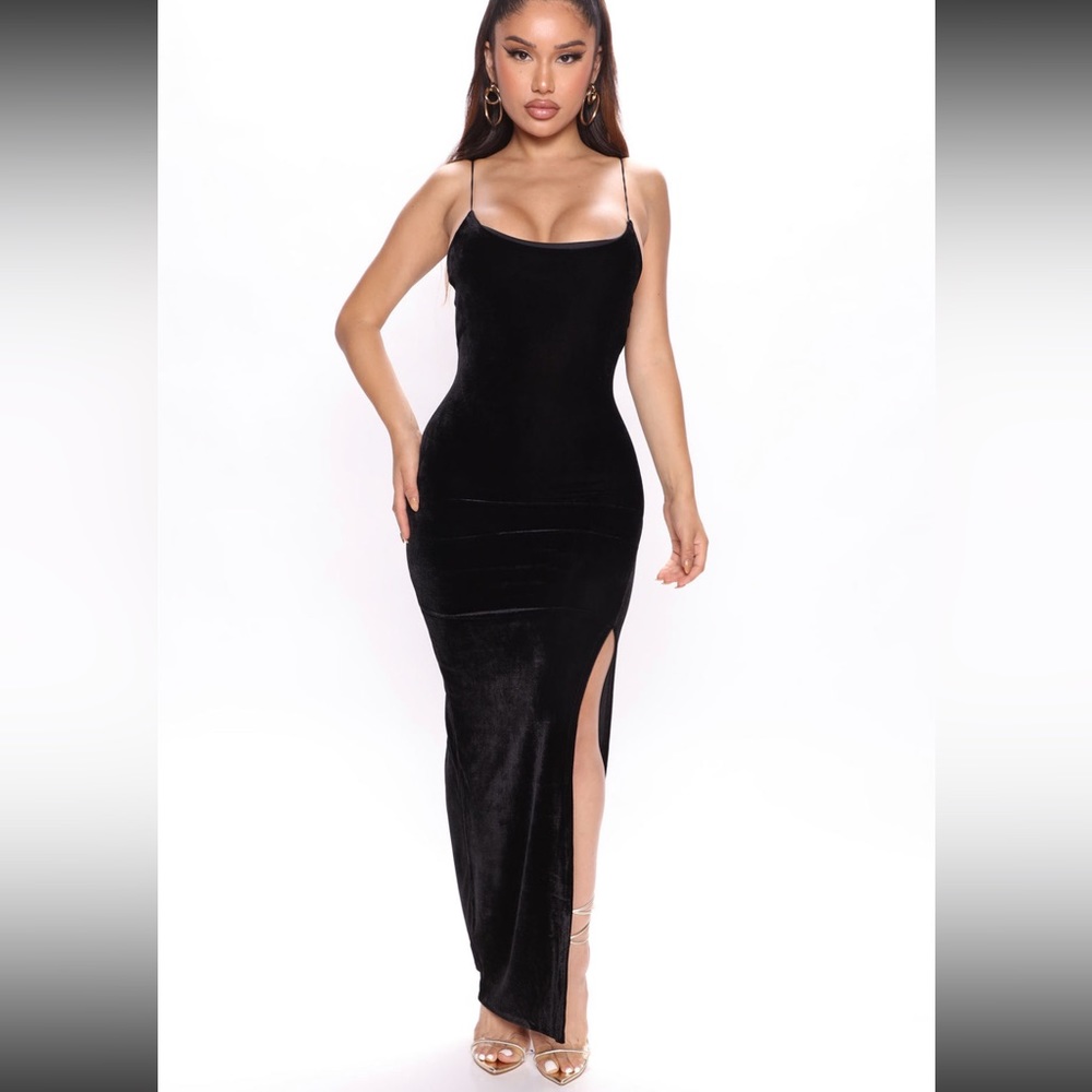 Velvet Evening Gown